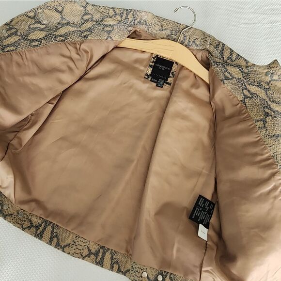 Colebrook and Co leather reptile print jacket - Picture 10 of 10